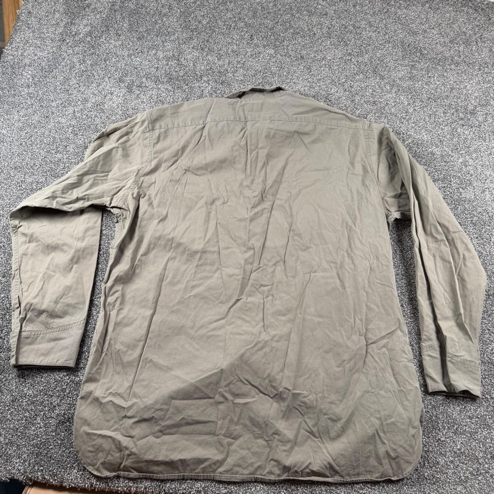 Polo Ralph Lauren Tobias Workshirt Large Tan Camp Cotton Utility Button Up - Picture 6 of 6